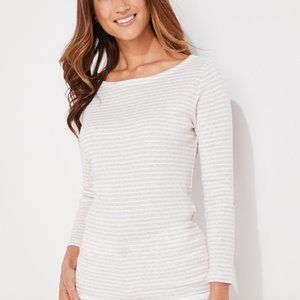 Vineyard Vines Striped Boatneck Tee